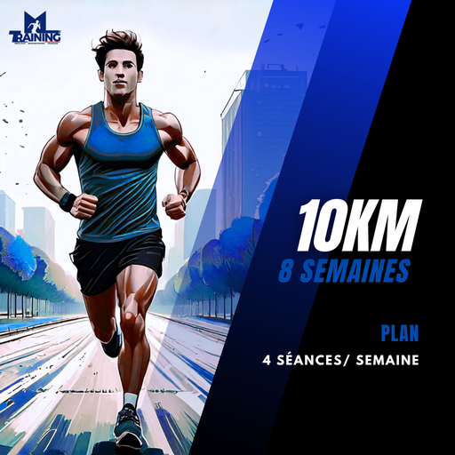 [P_10KM_8S] Plan 10km 8 semaines (2mois) - 4 séances/sem    